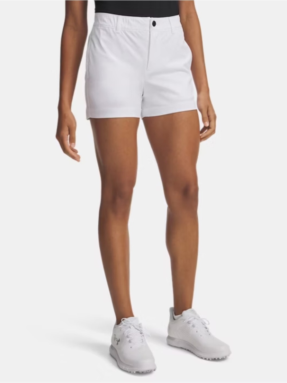 Under Armour White Women's Athletic Golf Shorts